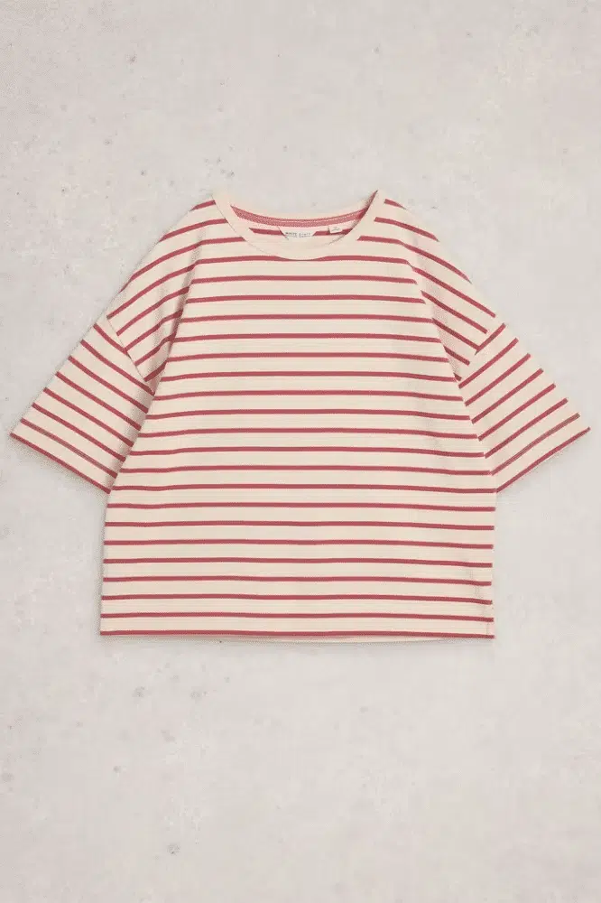 White Stuff Kat Stripe Tee - La Vie en Rose Damesmode