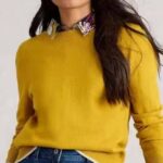 White Stuff Katie Jumper Merino Mid Chartreuse - La Vie en Rose Damesmode