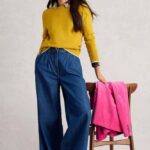 White Stuff Katie Jumper Merino Mid Chartreuse - La Vie en Rose Damesmode