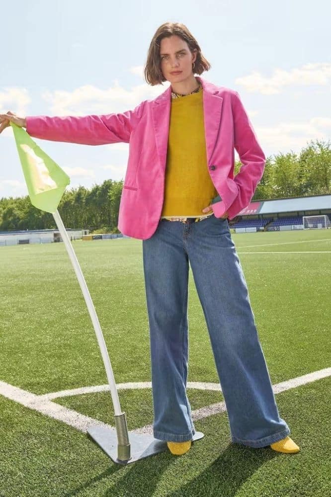 White Stuff Katie Jumper Merino Mid Chartreuse - La Vie en Rose Damesmode