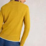 White Stuff Katie Jumper Merino Mid Chartreuse - La Vie en Rose Damesmode