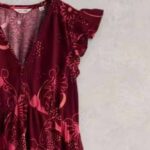 White Stuff Lorna Linen Blend Maxi Dress Red Multi - La Vie en Rose Damesmode