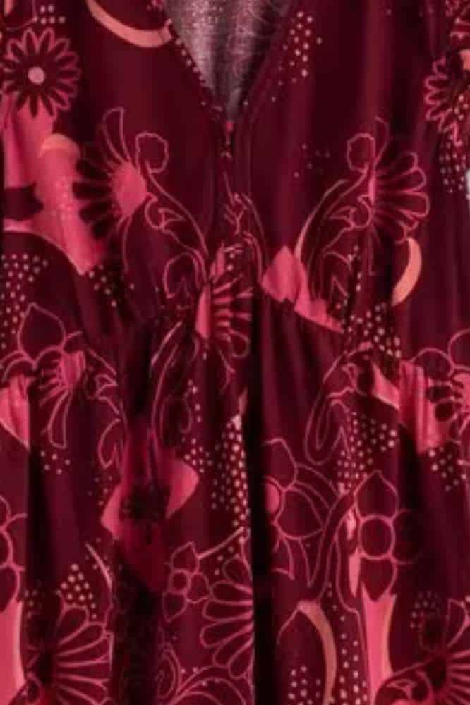 White Stuff Lorna Linen Blend Maxi Dress Red Multi - La Vie en Rose Damesmode