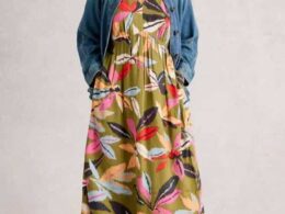 White Stuff Lucy Midi Dress Green Multi - La Vie en Rose Damesmode