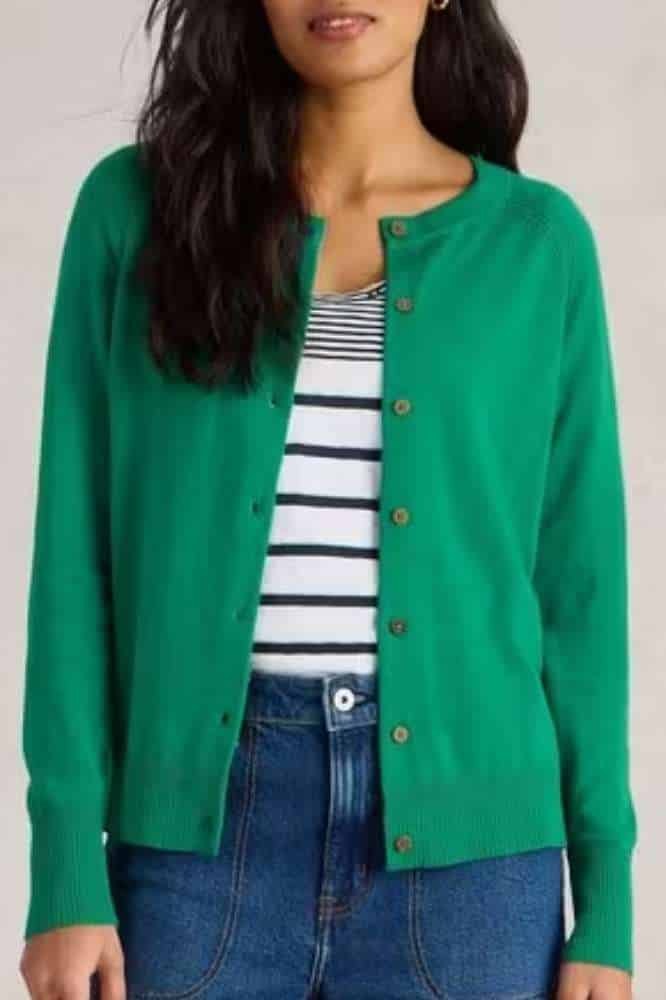 White Stuff Lulu Cardi Bright Green - La Vie en Rose Damesmode