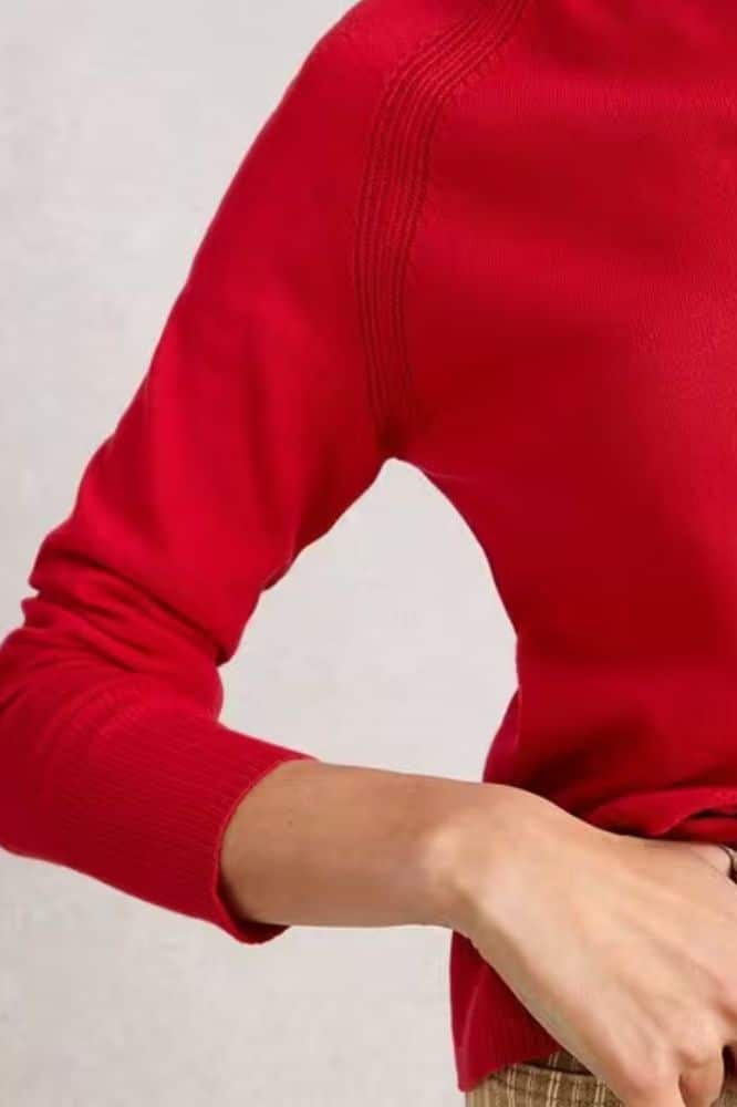 White Stuff Lulu Cardi Mid Red - La Vie en Rose Damesmode