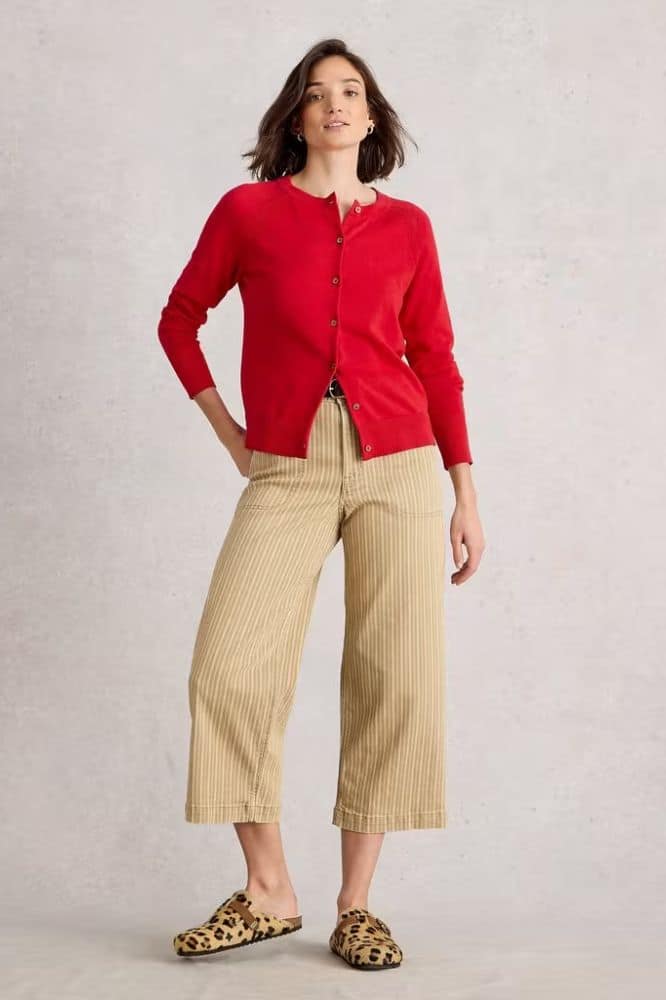 White Stuff Lulu Cardi Mid Red - La Vie en Rose Damesmode