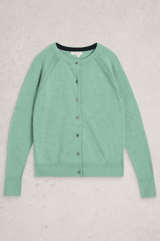 White Stuff Lulu Cardi Mid Teal - La Vie en Rose Damesmode