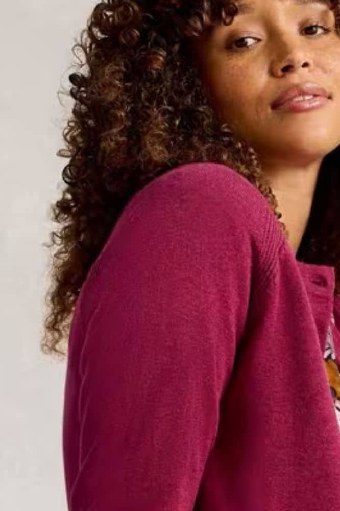 White Stuff Lulu Cardigan Dark Plum - La Vie en Rose Damesmode