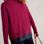 White Stuff Lulu Cardigan Dark Plum - La Vie en Rose Damesmode
