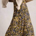 White Stuff Madeline Jersey Dress Chartreuse Multi - La Vie en Rose Damesmode