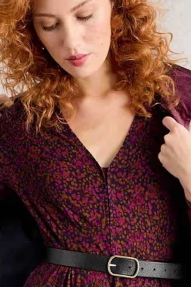 White Stuff Megan Jersey dress Pink Multi - La Vie en Rose Damesmode