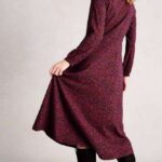 White Stuff Megan Jersey dress Pink Multi - La Vie en Rose Damesmode