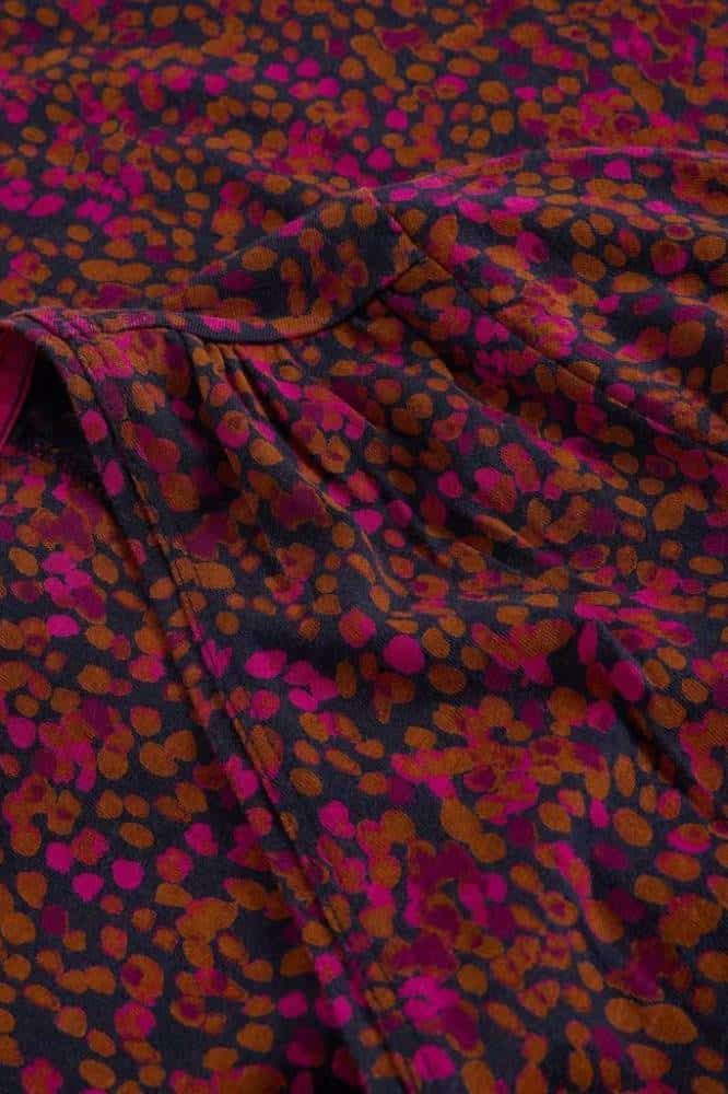 White Stuff Megan Jersey dress Pink Multi - La Vie en Rose Damesmode