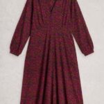 White Stuff Megan Jersey dress Pink Multi - La Vie en Rose Damesmode