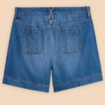 White Stuff Mollie Combat Denim Shorts Mid Denim - La Vie en Rose Damesmode