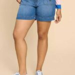 White Stuff Mollie Combat Denim Shorts Mid Denim - La Vie en Rose Damesmode