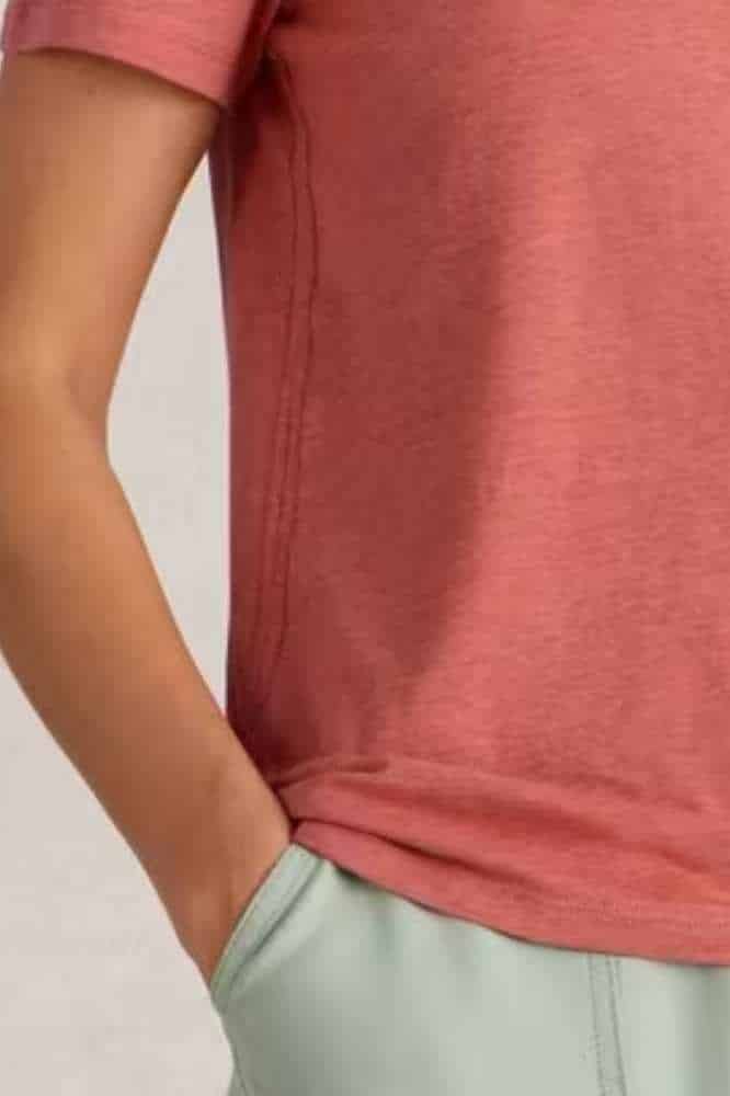 White Stuff Nadia Short Sleeve Tee Mid Coral - La Vie en Rose Damesmode