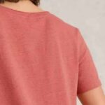 White Stuff Nadia Short Sleeve Tee Mid Coral - La Vie en Rose Damesmode
