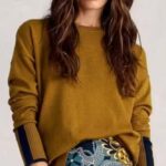 White Stuff Olive Jumper Dark Chartreuse - La Vie en Rose Damesmode