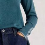 White Stuff Olive Jumper Mid Blue - La Vie en Rose Damesmode