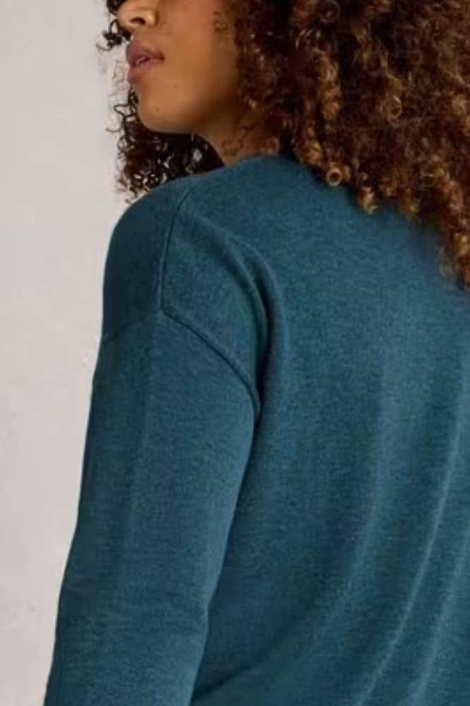 White Stuff Olive Jumper Mid Blue - La Vie en Rose Damesmode