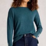 White Stuff Olive Jumper Mid Blue - La Vie en Rose Damesmode