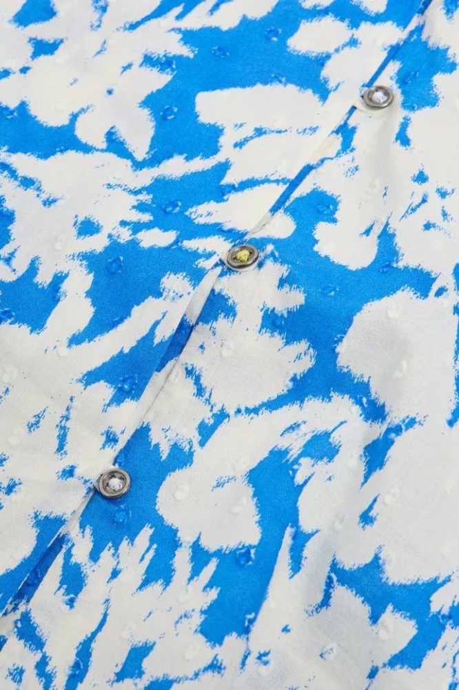 White Stuff Rae Organic Cotton Vest Blue Multi - La Vie en Rose Damesmode