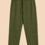 White Stuff Rowena Linen Trouser Dark Green - La Vie en Rose Damesmode