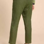 White Stuff Rowena Linen Trouser Dark Green - La Vie en Rose Damesmode