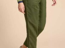 White Stuff Rowena Linen Trouser Dark Green - La Vie en Rose Damesmode