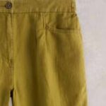 White Stuff Rowena Linen Trouser Khaki Green - La Vie en Rose Damesmode
