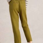 White Stuff Rowena Linen Trouser Khaki Green - La Vie en Rose Damesmode