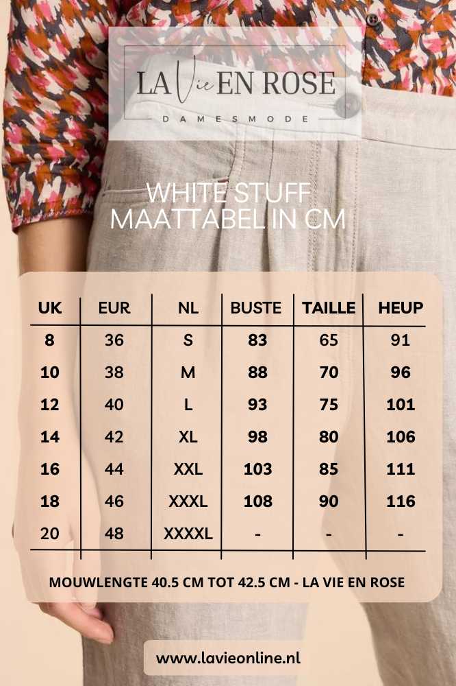 White Stuff Rowena Linen Trouser Light Nat - La Vie en Rose Damesmode