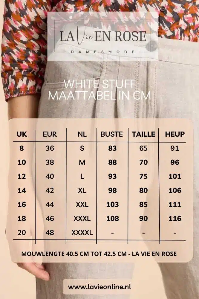 White Stuff Rowena Linen Trouser Light Nat - La Vie en Rose Damesmode