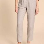 White Stuff Rowena Linen Trouser Light Nat - La Vie en Rose Damesmode