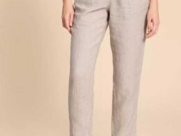 White Stuff Rowena Linen Trouser Light Nat - La Vie en Rose Damesmode