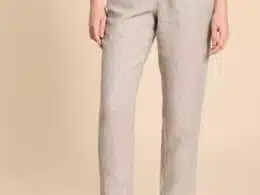 White Stuff Rowena Linen Trouser Light Nat - La Vie en Rose Damesmode