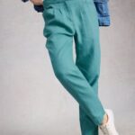 White Stuff Rowena Trousers Mid Teal