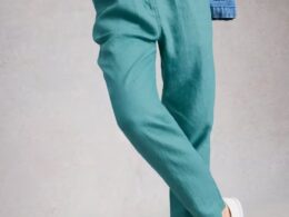 White Stuff Rowena Trousers Mid Teal