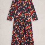 White Stuff Rua Jersey Shirt Dress Grey MLT - La Vie en Rose Damesmode