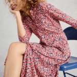 White Stuff Rua Jersey Shirt Dress Pink Multi - La Vie en Rose Damesmode