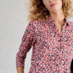 White Stuff Rua Jersey Shirt Dress Pink Multi - La Vie en Rose Damesmode