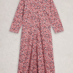 White Stuff Rua Jersey Shirt Dress Pink Multi - La Vie en Rose Damesmode