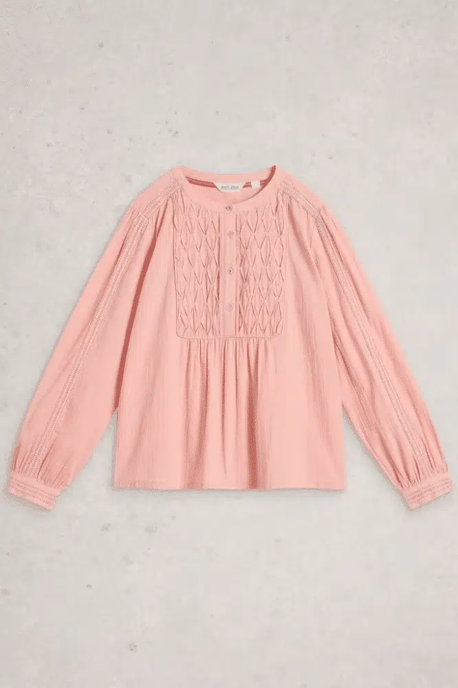 White Stuff Rua Rachel Smock Top - La Vie en Rose Damesmode