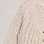 White Stuff Sally Slub Cardigan Natural Multi - La Vie en Rose Damesmode