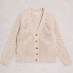 White Stuff Sally Slub Cardigan Natural Multi - La Vie en Rose Damesmode