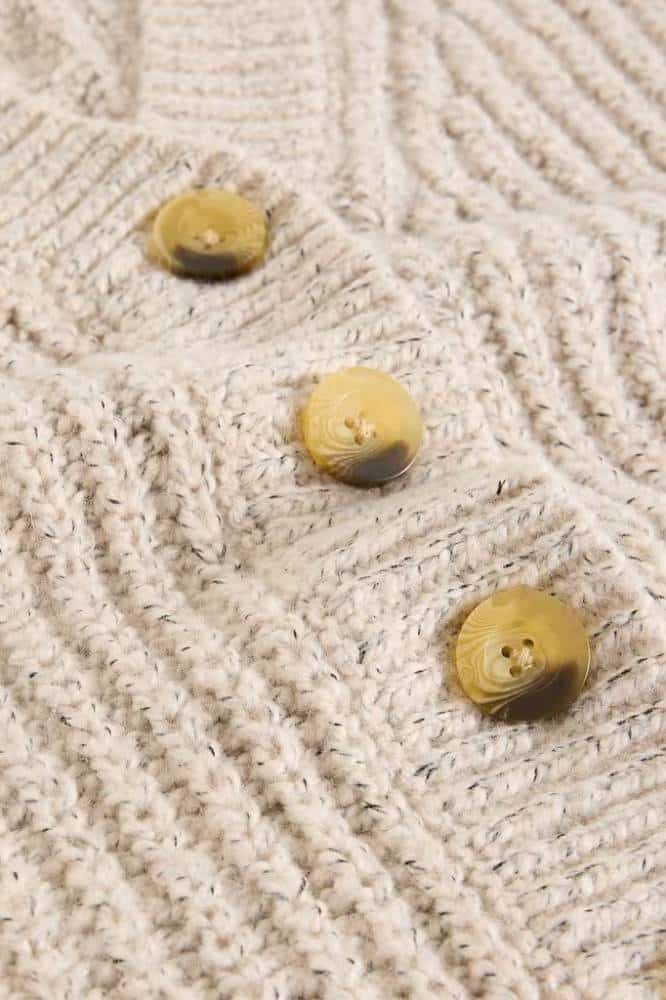 White Stuff Sally Slub Cardigan Natural Multi - La Vie en Rose Damesmode