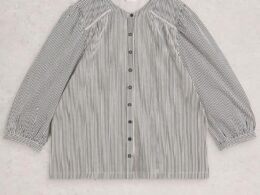 White Stuff Stripe Mix Shirt White Mlt - La Vie en Rose Damesmode
