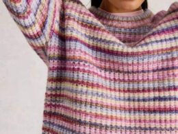 White Stuff Suzanna Spacedye Jumper Pink Multi - La Vie en Rose Damesmode